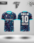 Desenli Lacivert E-Spor Forma E-Spor Forma Yaptır TFE01