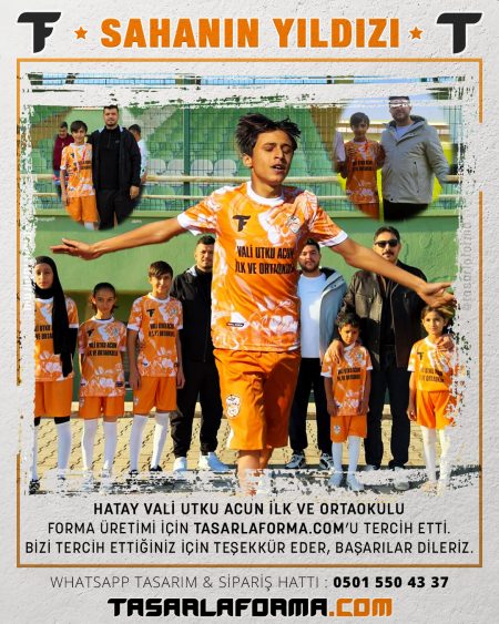 VALİ UTKU ACUN ORTAOKULU TASARLAFORMA.COM'u tercih etti.