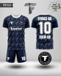 Lacivert Halı Saha Forma Tasarla TF131