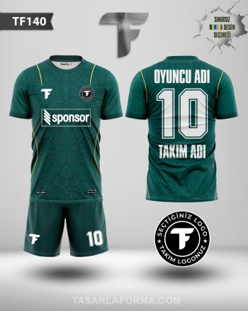 Petrol Yeşili Profesyonel Forma TF140