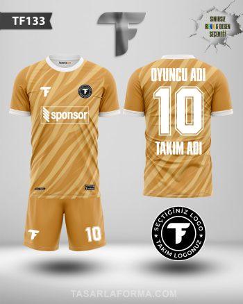 Şerit Gold Detaylı Logolu Forma Yaptırma TF133